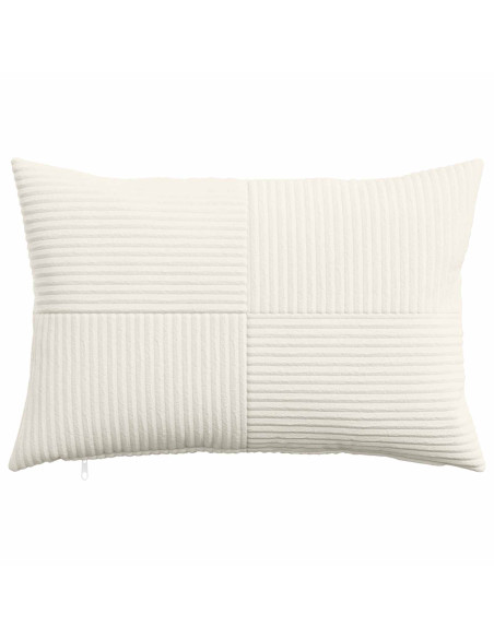 Federa 2 pcs ALMELO Crema 50 x 70 cm corduroy