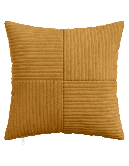 Federa 2 pcs ALMELO Giallo 50 x 50 cm corduroy