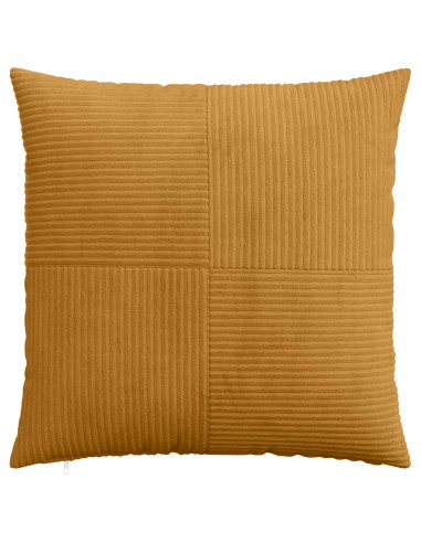 Federa 2 pcs ALMELO Giallo 65 x 65 cm corduroy