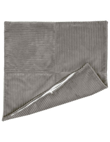 Federa 2 pcs ALMELO Grigio Chiaro 35 x 35 cm corduroy