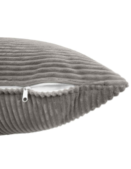 Federa 2 pcs ALMELO Grigio Chiaro 35 x 35 cm corduroy