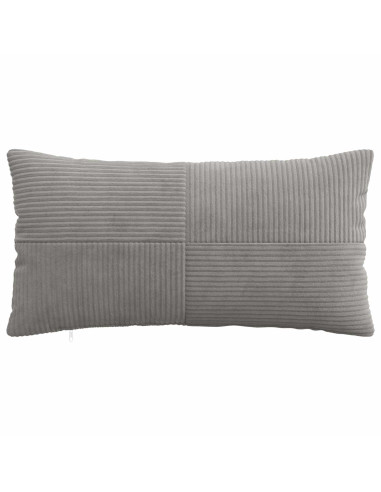 Federa 2 pcs ALMELO Grigio Chiaro 40 x 70 cm corduroy