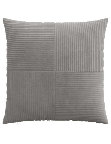 Federa 2 pcs ALMELO Grigio Chiaro 80 x 80 cm corduroy