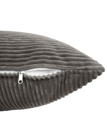 Federa 2 pcs ALMELO Grigio Scuro 30 x 50 cm corduroy