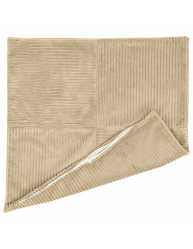 Federa 2 pcs ALMELO Grigio Verde 40 x 40 cm corduroy