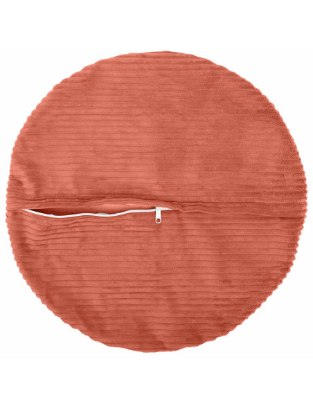 Federa 2 pcs HEERLEN Rosso Arancio Ø 40 cm corduroy