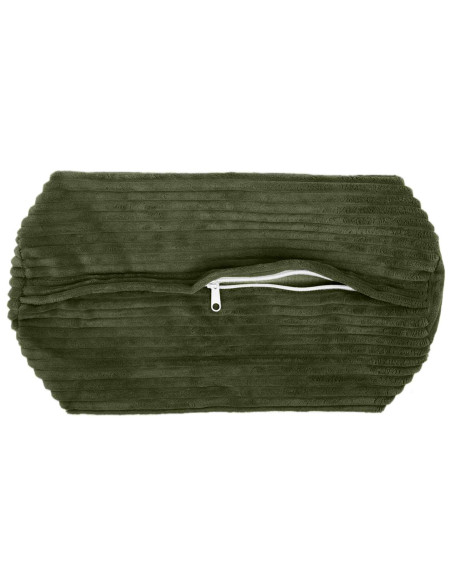 Federa 6 pcs HEERLEN Verde Ø 15 x 40 cm corduroy