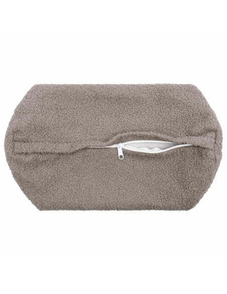 Federa 2 pcs HEERLEN Grigio Chiaro Ø 15 x 40 cm Bouclé