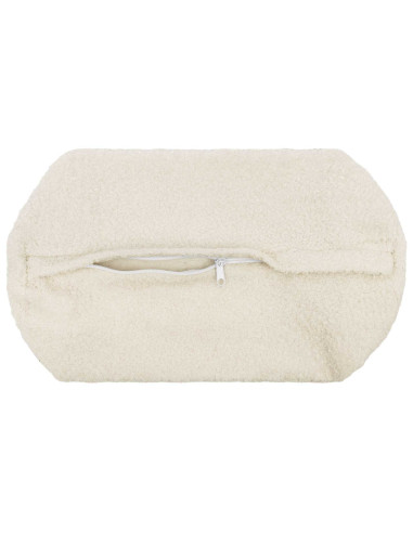 Federa 6 pcs HEERLEN Crema Ø 15 x 40 cm Bouclé