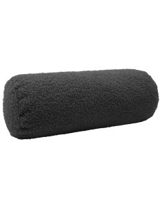 Federa 2 pcs HEERLEN Grigio Scuro Ø 15 x 40 cm Bouclé 2