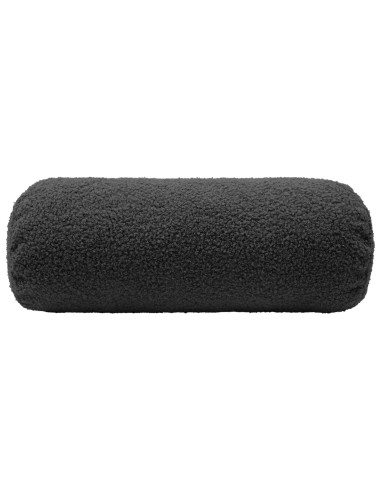 Federa 6 pcs HEERLEN Grigio Scuro Ø 15 x 40 cm Bouclé