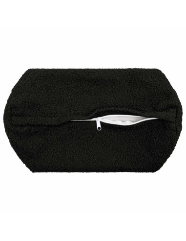 Federa 2 pcs HEERLEN Nero Ø 15 x 40 cm Bouclé