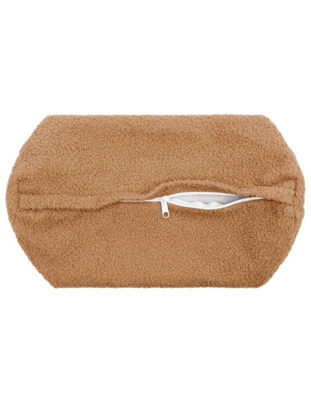 Federa 2 pcs HEERLEN Beige Ø 15 x 40 cm Bouclé