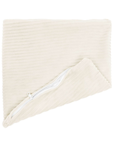 Federa 6 pcs HEERLEN Crema 40 x 40 cm corduroy