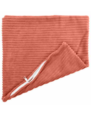 Federa 2 pcs HEERLEN Rosso Arancio 40 x 40 cm corduroy