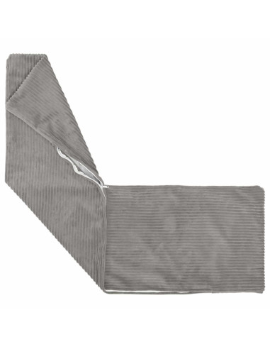 Federa 2 pcs HEERLEN Grigio Chiaro 40 x 145 cm corduroy