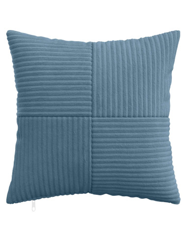 Federa 6 pcs ALMELO Blu 35 x 35 cm corduroy