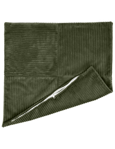 Federa 6 pcs ALMELO Verde 35 x 35 cm corduroy