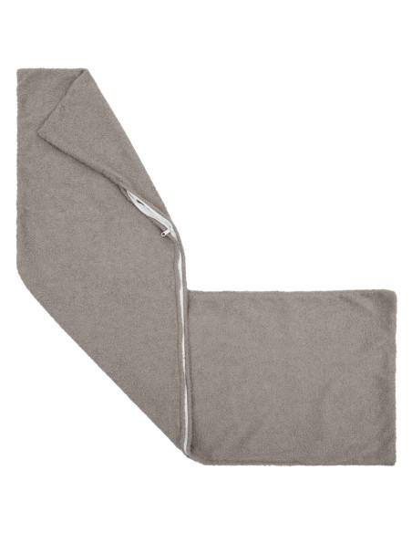 Federa 2 pcs HEERLEN Grigio Chiaro 40 x 145 cm Bouclé