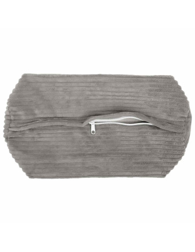 Federa 2 pcs HEERLEN Grigio Chiaro Ø 15 x 40 cm corduroy