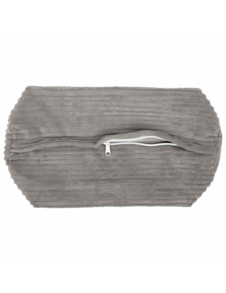 Federa 2 pcs HEERLEN Grigio Chiaro Ø 15 x 40 cm corduroy