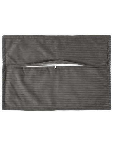 Federa 6 pz HOUTEN Grigio Scuro 50 x 80 cm corduroy