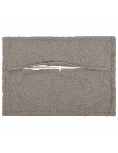 Federa 2 pcs HOUTEN Grigio Chiaro 50 x 80 cm Bouclé