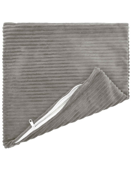 Federa 2 pcs HEERLEN Grigio Chiaro 45 x 45 cm corduroy