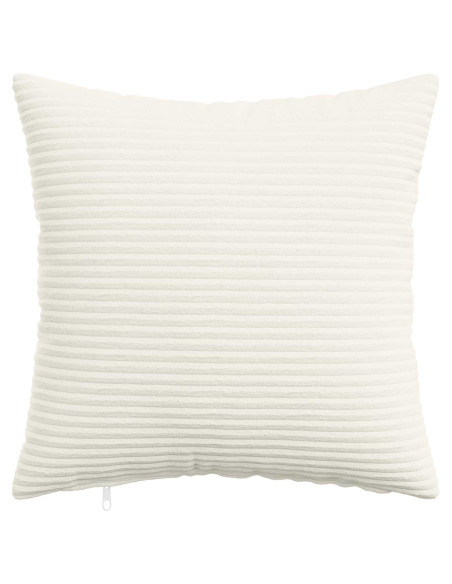 Federa 2 pcs HEERLEN Crema 45 x 45 cm corduroy