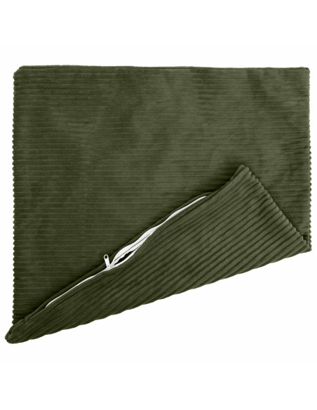 Federa 2 pcs HEERLEN Verde 70 x 70 cm corduroy