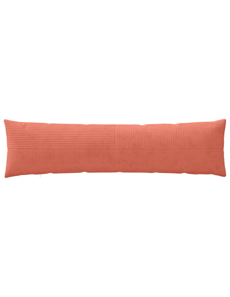 Federa 2 pcs ALMELO Rosso Arancio 40 x 145 cm corduroy