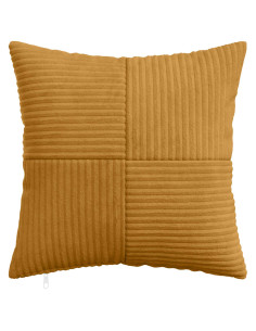 Federa 6 pcs ALMELO Giallo 50 x 50 cm corduroy 2