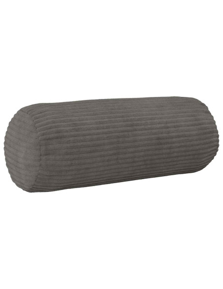 Federa 2 pcs HEERLEN Grigio Scuro Ø 15 x 40 cm corduroy