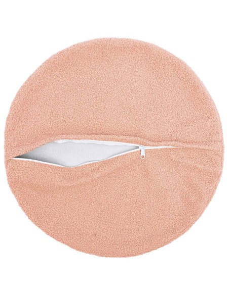 Federa 6 pcs HEERLEN Rosa Ø 40 cm Bouclé