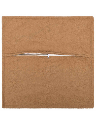 Federa 2 pcs HOUTEN Beige 50 x 50 cm Bouclé