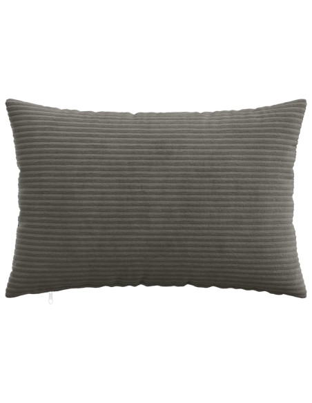 Federa 2 pcs HEERLEN Grigio Scuro 50 x 75 cm corduroy