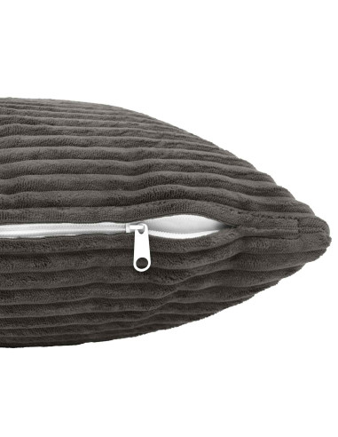 Federa 2 pcs HEERLEN Grigio Scuro 50 x 75 cm corduroy