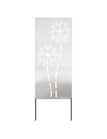 Schermo per privacy in giardino Traforo Argento 50 x 140 cm