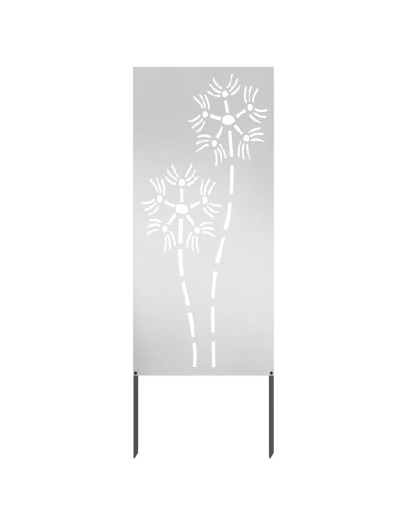 Schermo per privacy in giardino Traforo Argento 50 x 140 cm