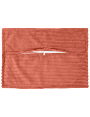 Federa 2 pz HOUTEN Rosso Arancio 30 x 50 cm corduroy