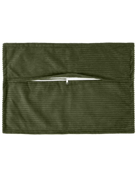 Federa 6 pz HOUTEN Verde 30 x 50 cm corduroy