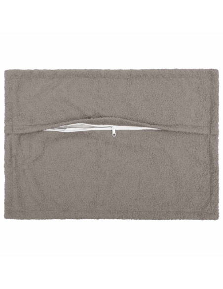 Federa 6 pcs HOUTEN Grigio Chiaro 30 x 50 cm Bouclé