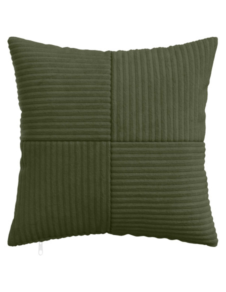 Federa 6 pcs ALMELO Verde 40 x 40 cm corduroy