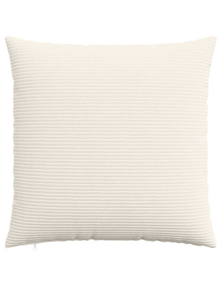 Federa 6 pcs HEERLEN Crema 80 x 80 cm corduroy