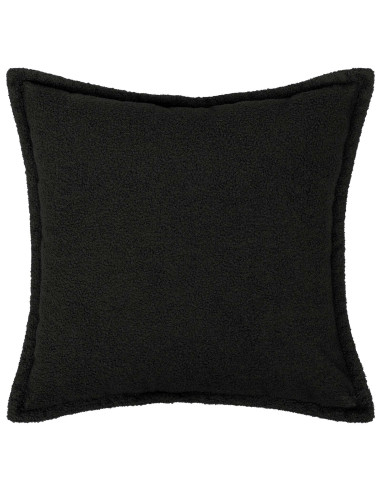 Federa 6 pcs HOUTEN Nero 80 x 80 cm Bouclé