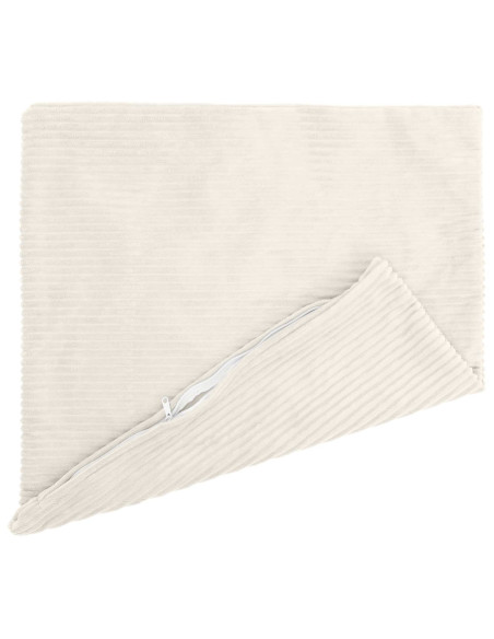 Federa 2 pcs HEERLEN Crema 55 x 55 cm corduroy
