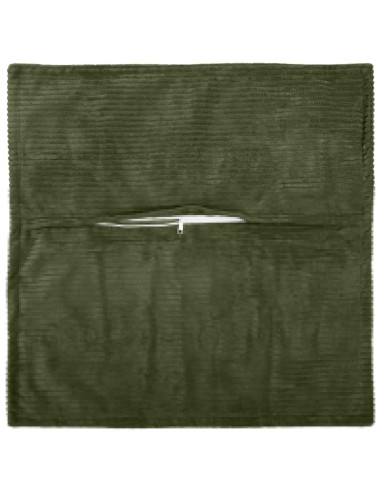 Federa 2 pz HOUTEN Verde 80 x 80 cm corduroy