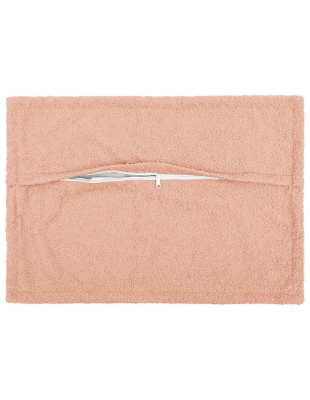 Federa 2 pcs HOUTEN Rosa 30 x 50 cm Bouclé