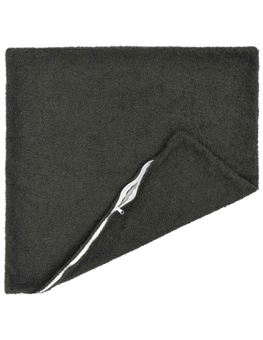 Federa 2 pcs HEERLEN Grigio Scuro 60 x 60 cm Bouclé