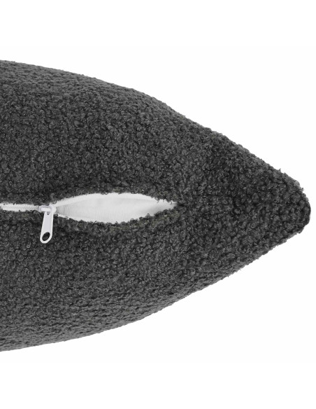 Federa 2 pcs HEERLEN Grigio Scuro 60 x 60 cm Bouclé